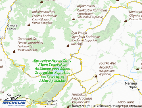 MICHELIN Kalianoi map - ViaMichelin
