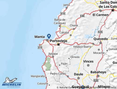 Carte MICHELIN Manabí - ViaMichelin