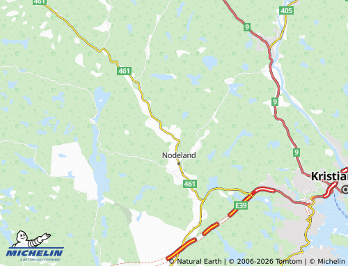 MICHELIN Nygard map - ViaMichelin