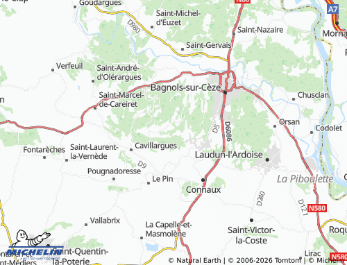 MICHELIN Les Imbres map - ViaMichelin