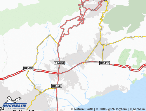 Mapa MICHELIN Jardim Barro Branco - ViaMichelin