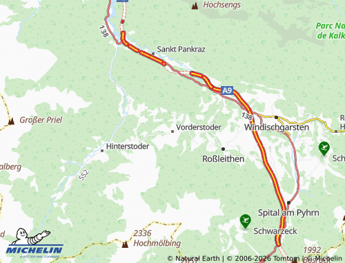 Mappa MICHELIN Vorderstoder - ViaMichelin
