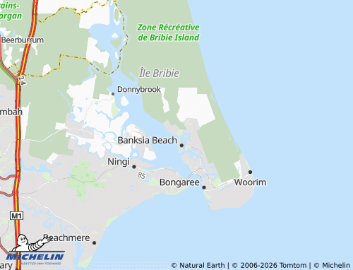 MICHELIN White Patch map - ViaMichelin
