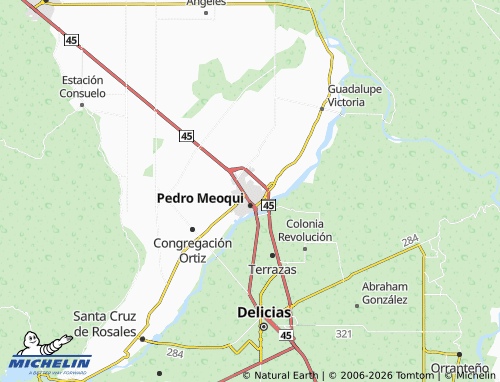 MICHELIN Juan Pablo map - ViaMichelin