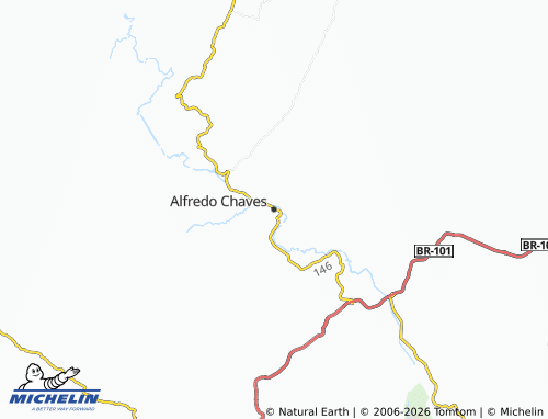 MICHELIN Alfredo Chaves map - ViaMichelin