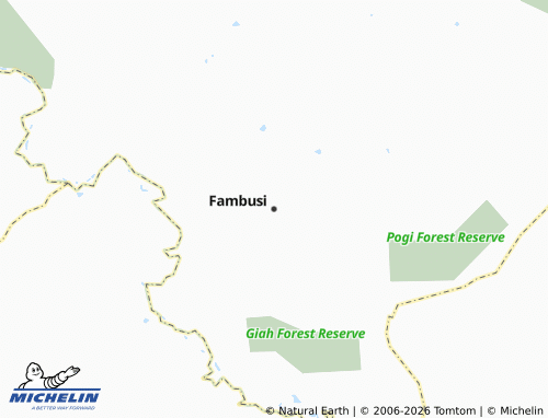 MICHELIN-Landkarte Fambusi - ViaMichelin