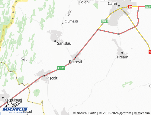 Mappa MICHELIN Petrești - ViaMichelin
