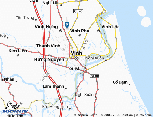 Kaart MICHELIN Vinh - ViaMichelin
