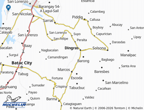 MICHELIN Espiritu map - ViaMichelin