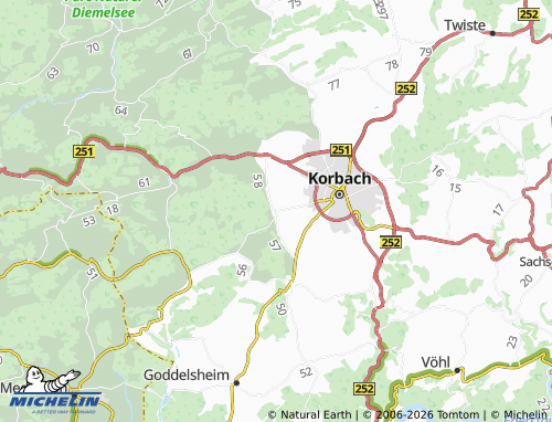 Mappa MICHELIN Lengefeld - ViaMichelin