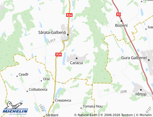 MICHELIN Caracui map - ViaMichelin