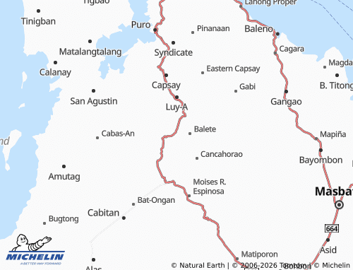 MICHELIN Manamoc map - ViaMichelin