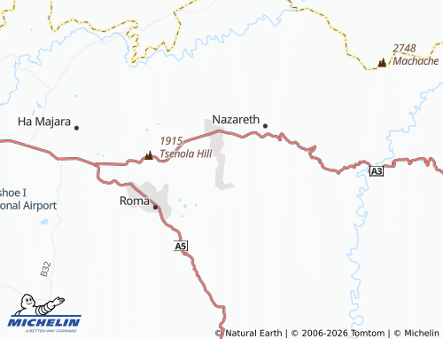 MICHELIN Mohlaka-ao-Tuka map - ViaMichelin