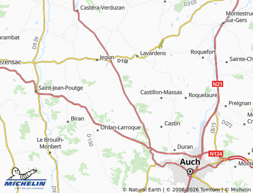 MICHELIN Saint-Lary map - ViaMichelin