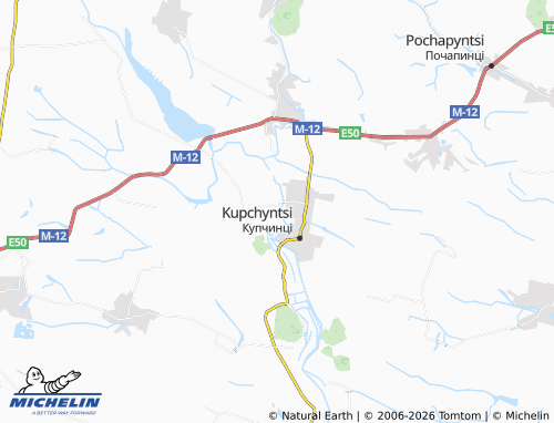Mappa MICHELIN Denysiv - ViaMichelin