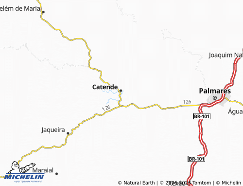 Carte MICHELIN Dezoito - ViaMichelin