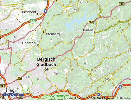 MICHELIN-Landkarte Oberscheid - ViaMichelin