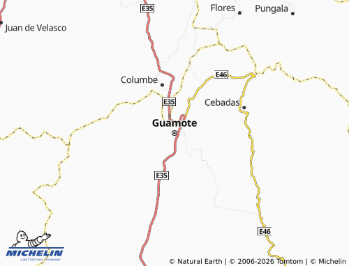 MICHELIN Guamote map - ViaMichelin