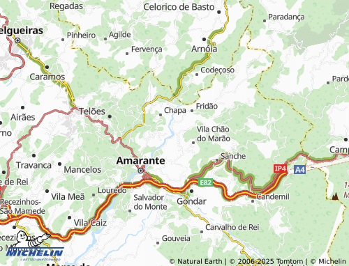 Carte MICHELIN Ponta do Bonalheiro - ViaMichelin