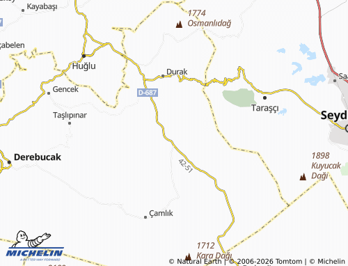 Mappa MICHELIN Uğurlu - ViaMichelin