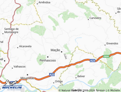 Mapa MICHELIN São Miguel - ViaMichelin