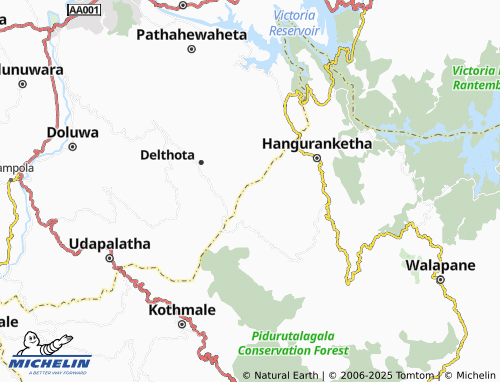 MICHELIN Medagama map - ViaMichelin