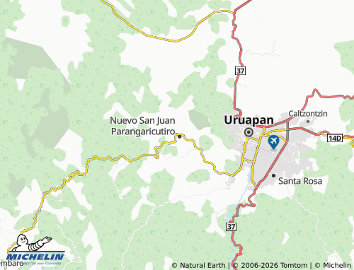 Mappa MICHELIN San Mateo - ViaMichelin