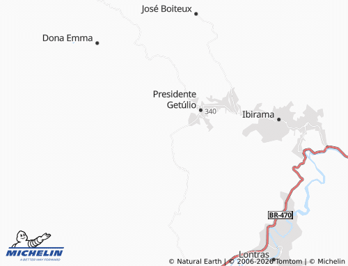 MICHELIN Rio Ferro map - ViaMichelin