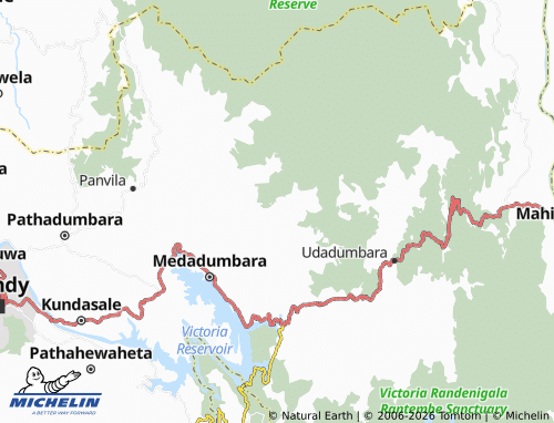 MICHELIN Rangala Aluthwatta map - ViaMichelin