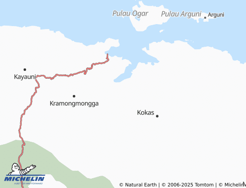 MICHELIN Mandoni map - ViaMichelin