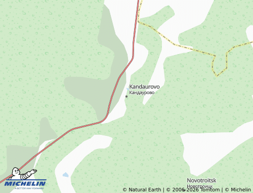 MICHELIN-Landkarte Kandaurovo - ViaMichelin