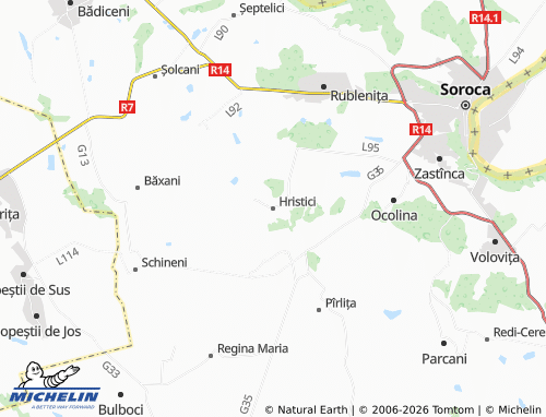 Mappa MICHELIN Hristici - ViaMichelin