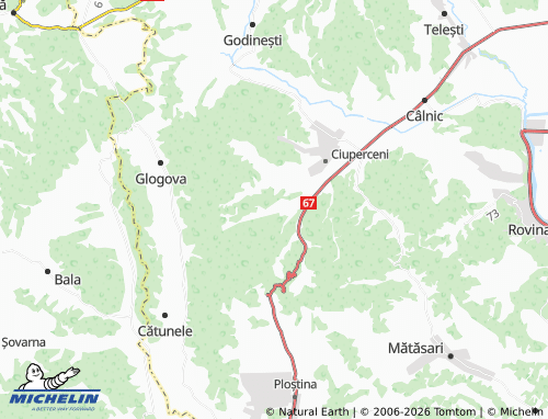 MICHELIN Vârtopu map - ViaMichelin