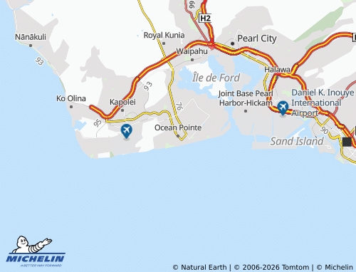 Kaart MICHELIN Ocean Pointe - ViaMichelin