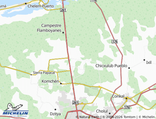 Mappa MICHELIN San Diego Texán - ViaMichelin