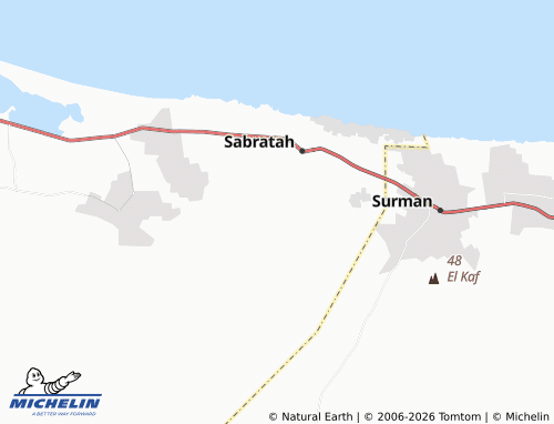 Mapa MICHELIN Sidi Maaruf - ViaMichelin