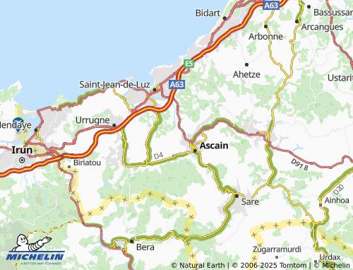MICHELIN Dorréa map - ViaMichelin