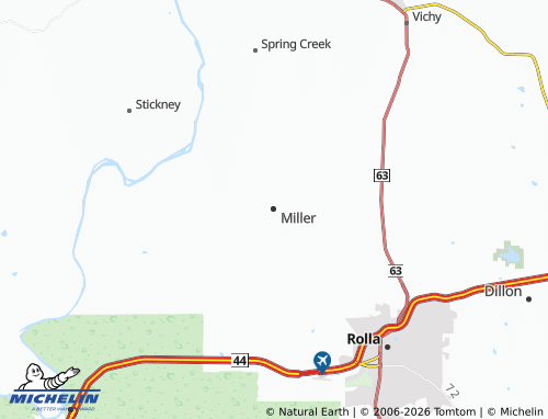 Mappa MICHELIN Miller - ViaMichelin