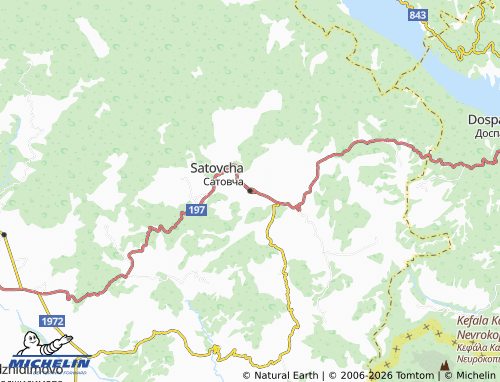 Mapa MICHELIN Satovcha - ViaMichelin