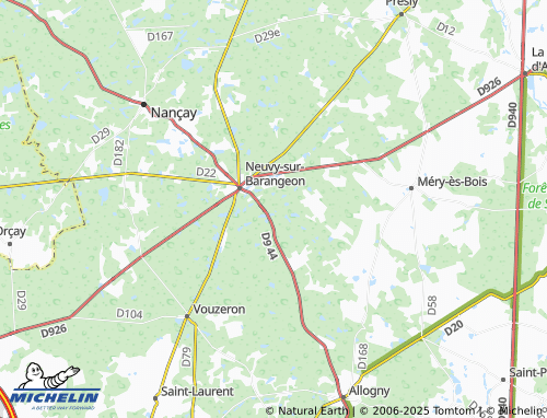 Carte MICHELIN La Grande Garenne - ViaMichelin