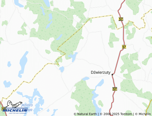 MICHELIN-Landkarte Julianowo - ViaMichelin