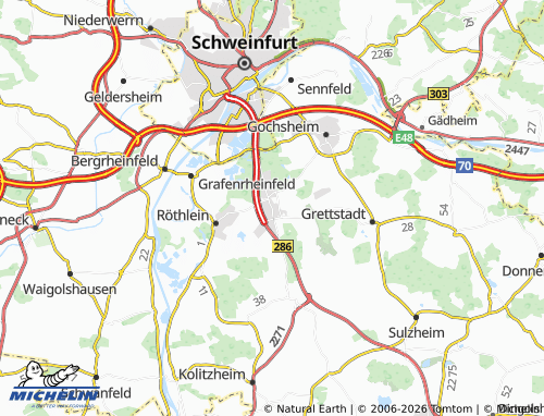 Kaart MICHELIN Schwebheim - ViaMichelin
