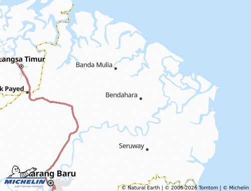 MICHELIN-Landkarte Tanjung Lipat I - ViaMichelin