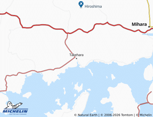 Carte MICHELIN Takehara - ViaMichelin
