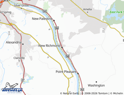 Mappa MICHELIN New Richmond - ViaMichelin