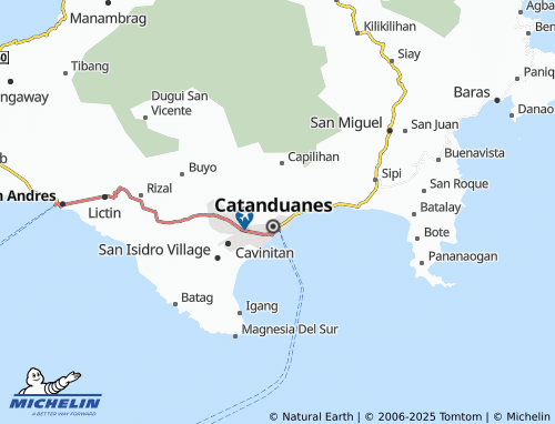 MICHELIN Santa Cruz map - ViaMichelin