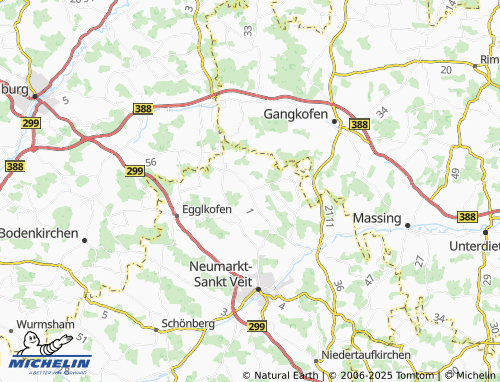 Carte MICHELIN Wiesbach - ViaMichelin