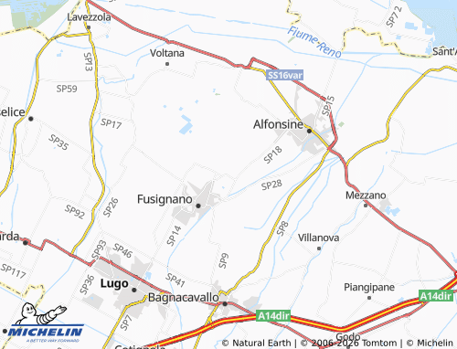 Mappa MICHELIN San Savino - ViaMichelin