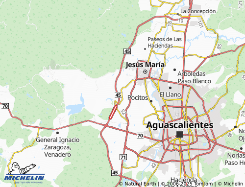 MICHELIN Sector 4 la Yerbabuena map - ViaMichelin