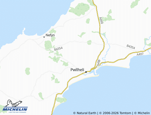 Carte MICHELIN Llannor - ViaMichelin